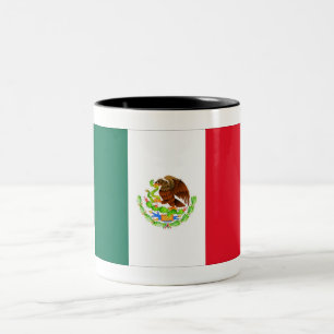 Mexikanische Flagge Zweifarbige Tasse
