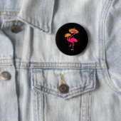 Mexikanische Flamingo-Tacos süße Cinco de Mayo-Fei Button (Beispiel)