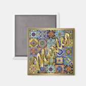 mexikanische Fliesen Magnet (Vorderseite/Rückseite)