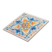 mexikanische Flora Talavera Hacienda Style Tile Fliese (Seite)
