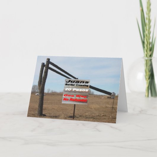 Mexikanische Fluglinien-Karte Dankeskarte (Vorderseite)