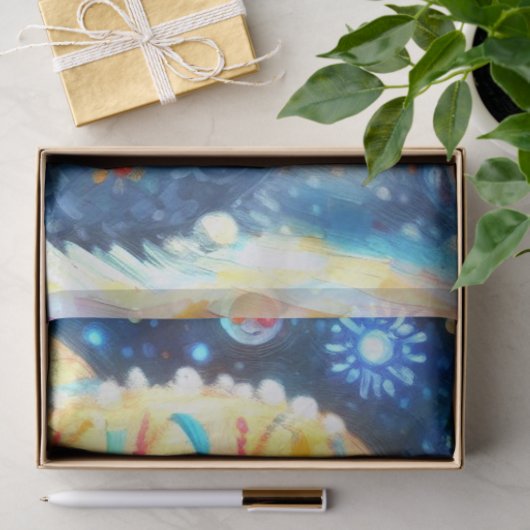 mexikanische Folk Art Snowmen Snowman Decoupage Seidenpapier (Geschenk)