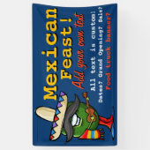 Mexikanische Food.Avocado.Guacamole.Promotional Banner (Vertikal)