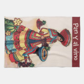 Mexikanische Frauen-Tile-Mural Geschirrtuch (Horizontal)