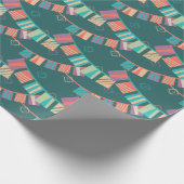 Mexikanische Garland-Flaggen Geschenkpapier (Ecke)