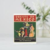 mexikanische Gäste Postkarte (Stehend Vorderseite)