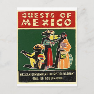 mexikanische Gäste Postkarte