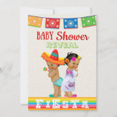 mexikanische Gender Reveal Baby Shower Einladung (Vorderseite)