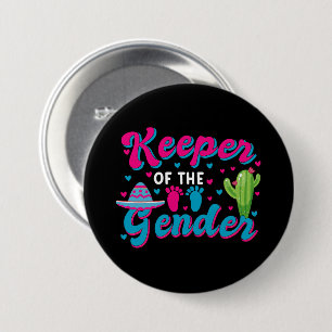 mexikanische Gender Reveal Cinco de Mayo Baby Show Button