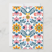 Mexikanische Graduierungspartei Fiesta Einladung (Rückseite)