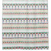 Mexikanische Grafik Frida Kahlos | Duschvorhang (Vorderseite)