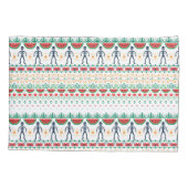 Mexikanische Grafik Frida Kahlos | Kissenbezug (Rückseite-Links)