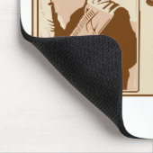 Mexikanische heimat-Sicherheit Mousepad (Ecke)