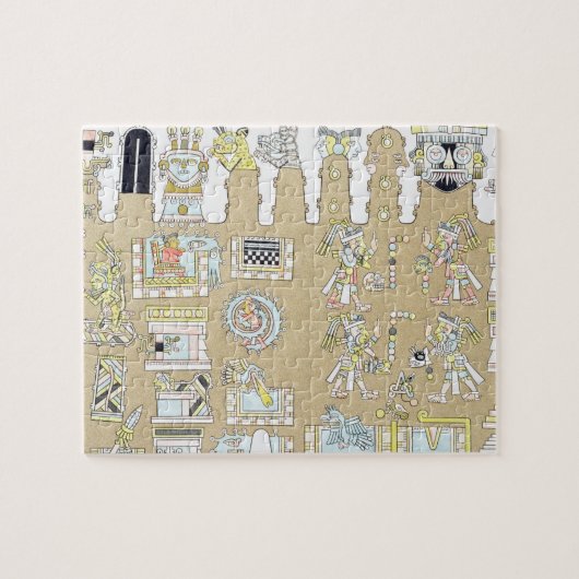 Mexikanische Hieroglyphen, von 'Vues DES Puzzle (Horizontal)