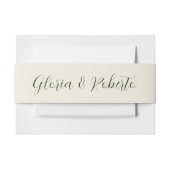 Mexikanische Hochzeit mit Rotem Herz und Blume Einladungsbanderole (Vorderseite Beispiel)