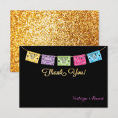 Mexikanische Hochzeit UAWG Karte (Vorne/Hinten)