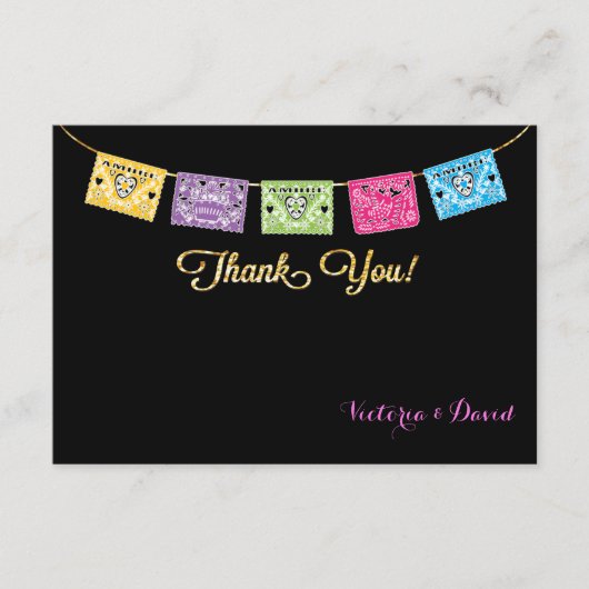 Mexikanische Hochzeit UAWG Karte (Vorderseite)