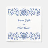 Mexikanische Hochzeit von Talavera Serviette (Vorderseite)