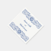 Mexikanische Hochzeit von Talavera Serviette (Ecke)