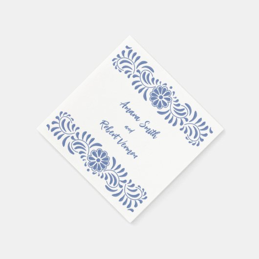 Mexikanische Hochzeit von Talavera Serviette (Ecke)