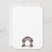 Mexikanische Hochzeitsfeier Einladung (Rückseite)