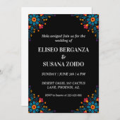 Mexikanische Hochzeitsfeier Einladung (Vorne/Hinten)