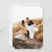 Mexikanische Hochzeitsfeier mit Foto Einladung (Rückseite)