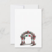 Mexikanische Hochzeitsfeier RSVP Karte (Rückseite)