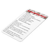 Mexikanische Hochzeitskekse Rezept-Magnet-Kühlschr Magnet (Linke Seite)