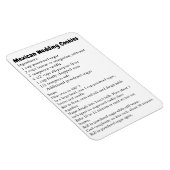 Mexikanische Hochzeitskekse Rezept Vielen Dank Magnet (Rechte Seite)