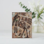 Mexikanische Höhlenmalereien Kunst Postkarte (Stehend Vorderseite)