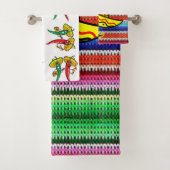 Mexikanische Hot Paprikaschoten Badezimmer Handtuc Badhandtuch Set (Insitu)