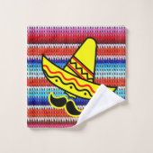 Mexikanische Hot Paprikaschoten Badezimmer Handtuc Badhandtuch Set (Waschlappen)