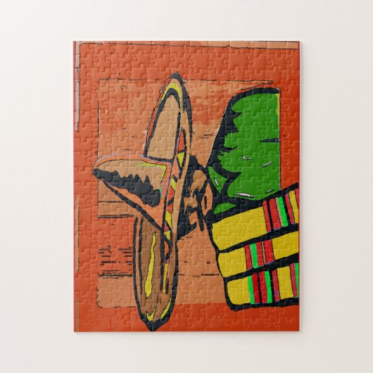 Mexikanische Hutkunst Puzzle (Vertikal)