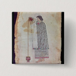 Mexikanische indische vorbereitende Schokolade, Button