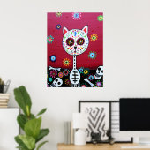 MEXIKANISCHE KATASTROPHE DE LOS MUERTOS POSTER (Heimbüro)