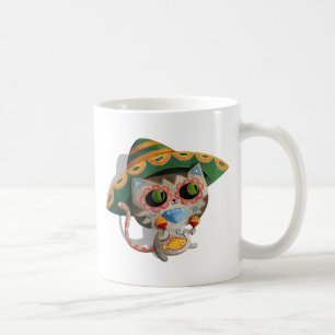 Mexikanische Katze mit Sombrero Kaffeetasse