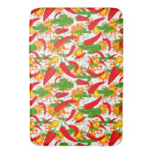 Mexikanische Kinder und Flammen Badematte (Vorderseite Vertikal)