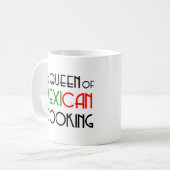 mexikanische Kochkönigin Kaffeetasse (Vorderseite Links)