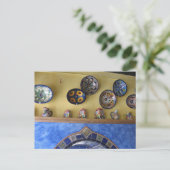 mexikanische Küchen-Teller und Töpferwaren Postkarte (Stehend Vorderseite)