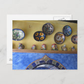 mexikanische Küchen-Teller und Töpferwaren Postkarte (Vorne/Hinten)