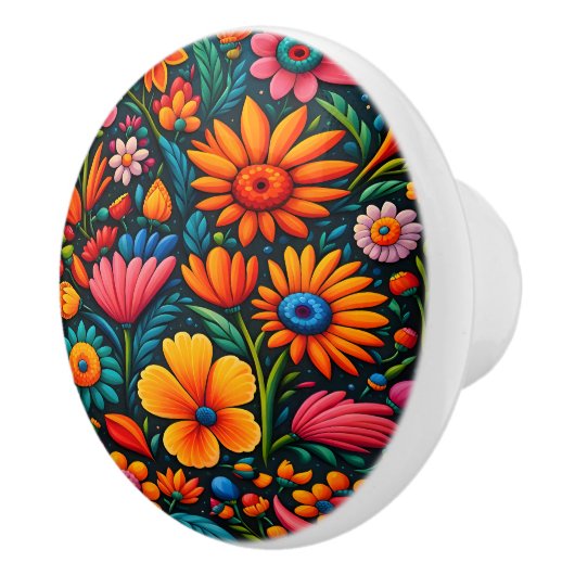 mexikanische Kunst Keramikknauf (Rechts)