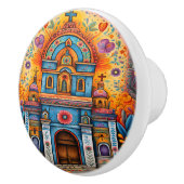 mexikanische Kunst Keramikknauf (Rechts)