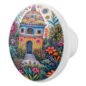 mexikanische Kunst Keramikknauf (Rechts)