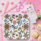 mexikanische Kunst Pappteller (Party)