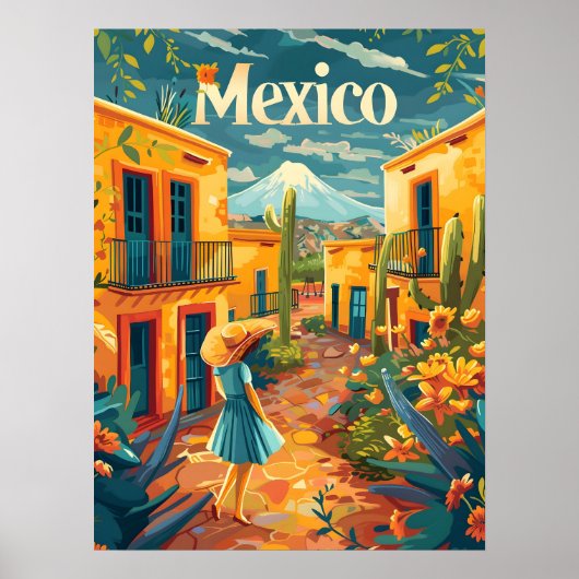 Mexikanische Kunst Poster (Vorne)