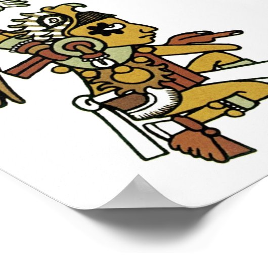 mexikanische Kunst vor Kolumbien Poster (Ecke)