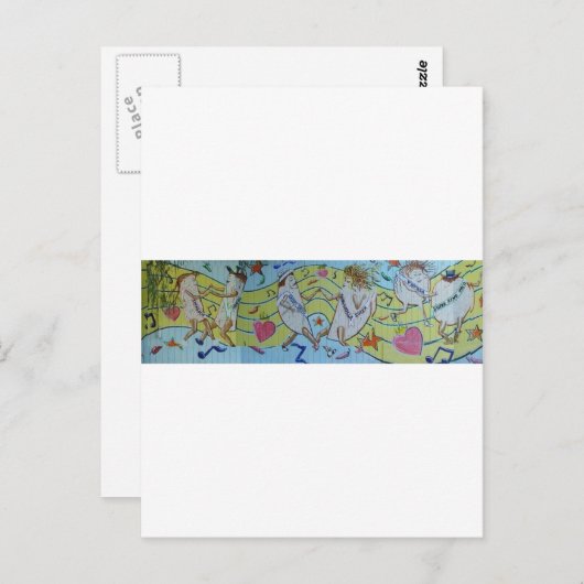 MEXIKANISCHE LEBENSMITTEL POSTKARTE (Vorne/Hinten)