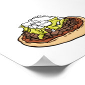 mexikanische Lebensmittelsammlung Poster (Ecke)