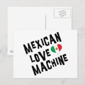 mexikanische Liebe Postkarte (Vorne/Hinten)